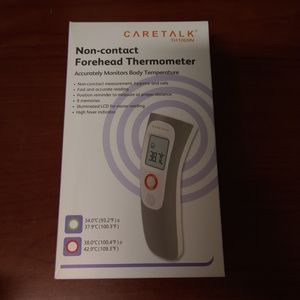 Non contact forehead thermometer